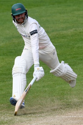 260426 - Glamorgan v Leicestershire - Rothesay County Championship - Jonny Tattersall of Leicestershire batting