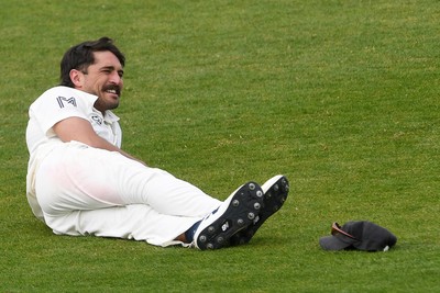 260426 - Glamorgan v Leicestershire - Rothesay County Championship - Kiran Carlson of Glamorgan