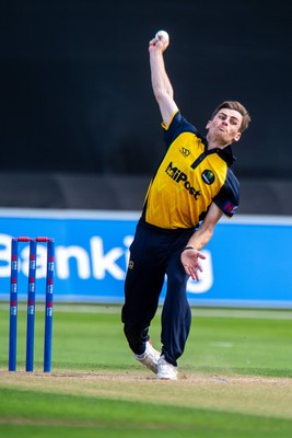 260825 - Glamorgan v Leicestershire - Metro Bank One Day Cup - Andy Gorvin of Glamorgan CCC