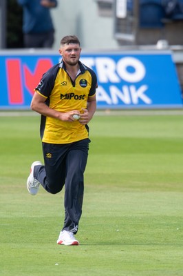 260825 - Glamorgan v Leicestershire - Metro Bank One Day Cup - Tom Horton of Glamorgan CCC