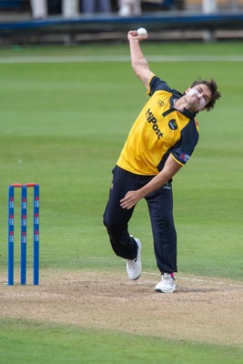 260825 - Glamorgan v Leicestershire - Metro Bank One Day Cup - Kiran Carlson of Glamorgan CCC
