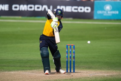 260825 - Glamorgan v Leicestershire - Metro Bank One Day Cup - Eddie Byrom of Glamorgan CCC