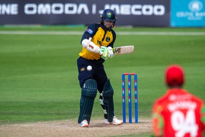 260825 - Glamorgan v Leicestershire - Metro Bank One Day Cup - Eddie Byrom of Glamorgan CCC