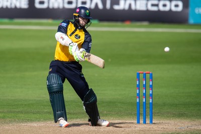 260825 - Glamorgan v Leicestershire - Metro Bank One Day Cup - Eddie Byrom of Glamorgan CCC