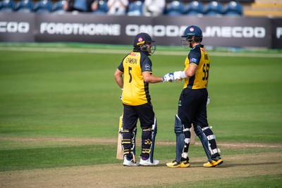 260825 - Glamorgan v Leicestershire - Metro Bank One Day Cup - 