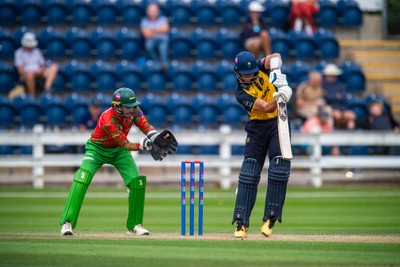 260825 - Glamorgan v Leicestershire - Metro Bank One Day Cup - Asa Tribe of Glamorgan CCC