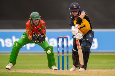 260825 - Glamorgan v Leicestershire - Metro Bank One Day Cup - Will Smale of Glamorgan CCC