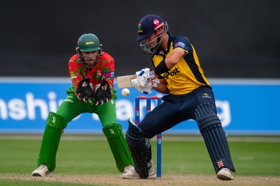 260825 - Glamorgan v Leicestershire - Metro Bank One Day Cup - Will Smale of Glamorgan CCC