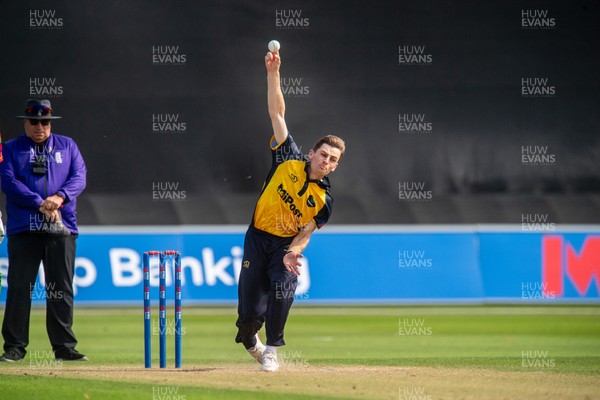 260825 - Glamorgan v Leicestershire - Metro Bank One Day Cup - Andy Gorvin of Glamorgan CCC