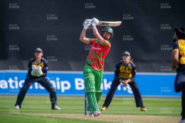 260825 - Glamorgan v Leicestershire - Metro Bank One Day Cup - Sol Budinger of Leicestershire CCC