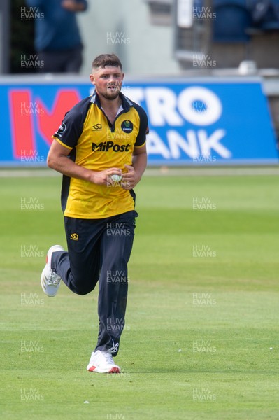 260825 - Glamorgan v Leicestershire - Metro Bank One Day Cup - Tom Horton of Glamorgan CCC