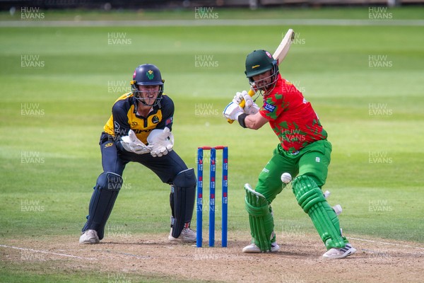 260825 - Glamorgan v Leicestershire - Metro Bank One Day Cup - Lewis Hill of Leicestershire CCC