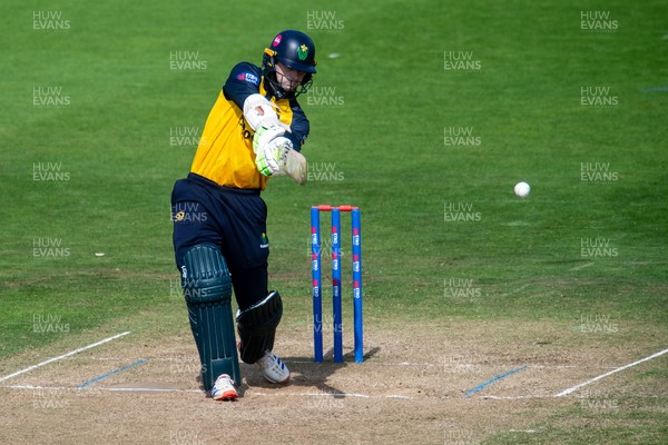 260825 - Glamorgan v Leicestershire - Metro Bank One Day Cup - Eddie Byrom of Glamorgan CCC