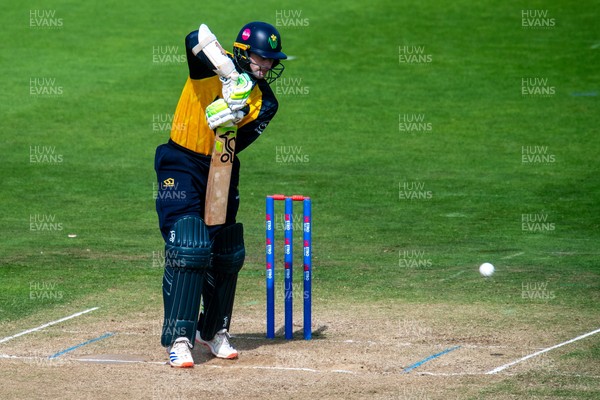 260825 - Glamorgan v Leicestershire - Metro Bank One Day Cup - Eddie Byrom of Glamorgan CCC