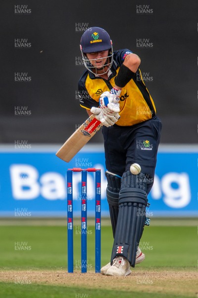260825 - Glamorgan v Leicestershire - Metro Bank One Day Cup - Will Smale of Glamorgan CCC