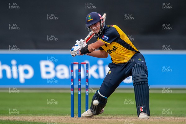 260825 - Glamorgan v Leicestershire - Metro Bank One Day Cup - Will Smale of Glamorgan CCC