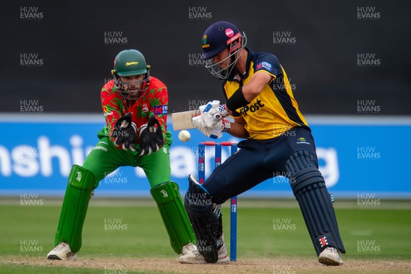 260825 - Glamorgan v Leicestershire - Metro Bank One Day Cup - Will Smale of Glamorgan CCC