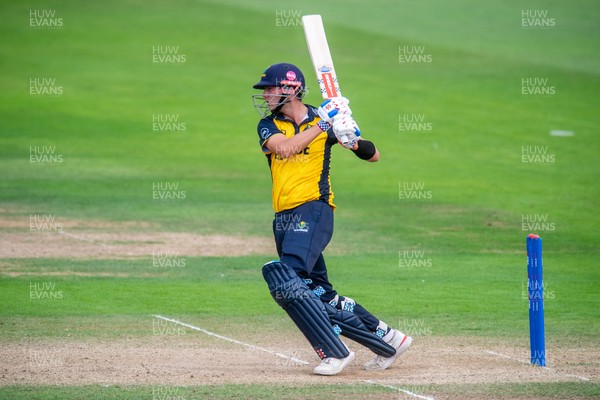 260825 - Glamorgan v Leicestershire - Metro Bank One Day Cup - Will Smale of Glamorgan CCC