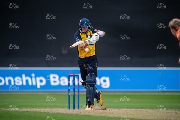 260825 - Glamorgan v Leicestershire - Metro Bank One Day Cup - Asa Tribe of Glamorgan CCC