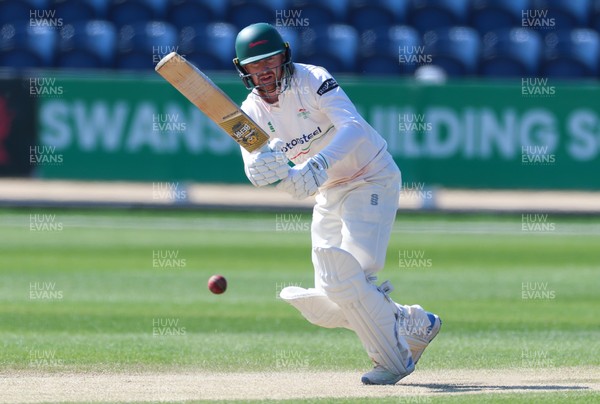 270426 - Glamorgan v Leicestershire, Rothesay County Championship Division 1 - Jonny Tattersall of Leicestershire plays a shot