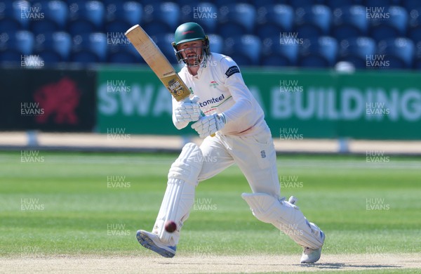 270426 - Glamorgan v Leicestershire, Rothesay County Championship Division 1 - Jonny Tattersall of Leicestershire plays a shot