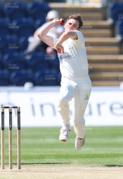 270426 - Glamorgan v Leicestershire, Rothesay County Championship Division 1 - Andy Gorvin of Glamorgan reacts as he fails to appeal for the wicket of Ajaz Patel of Leicestershire