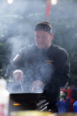 120724 - Glamorgan v Middlesex - T20, Vitality Blast - Picture shows Chang’s Wok food stand at Sophia Gardens, Cardiff