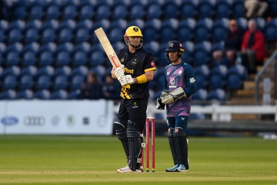 120724 - Glamorgan v Middlesex - T20, Vitality Blast - Dan Douthwaite of Glamorgan