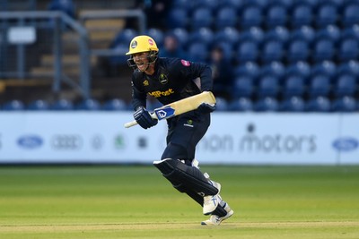 120724 - Glamorgan v Middlesex - T20, Vitality Blast - Timm Van Der Gugten of Glamorgan