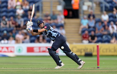 180725 - Glamorgan v Middlesex - Vitality T20 Blast - Will Smale of Glamorgan batting
