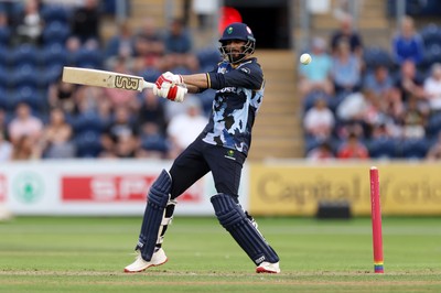 180725 - Glamorgan v Middlesex - Vitality T20 Blast - Imad Wasim of Glamorgan batting