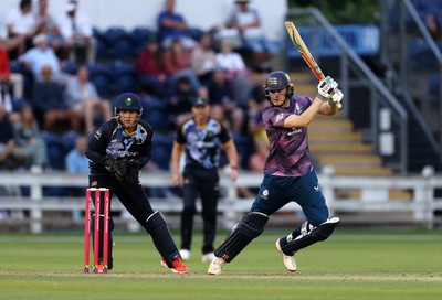 180725 - Glamorgan v Middlesex - Vitality T20 Blast - Ben Geddes of Middlesex batting