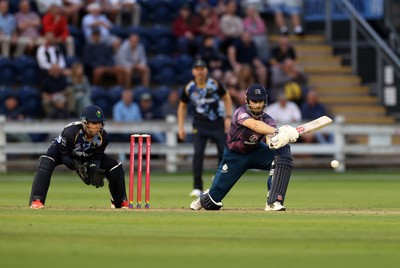 180725 - Glamorgan v Middlesex - Vitality T20 Blast - Kane Williamson of Middlesex batting