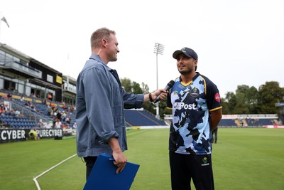 180725 - Glamorgan v Middlesex - Vitality T20 Blast - Kiran Carlson of Glamorgan