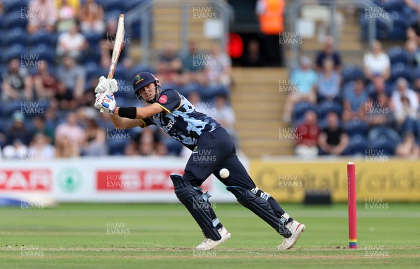 180725 - Glamorgan v Middlesex - Vitality T20 Blast - Will Smale of Glamorgan batting