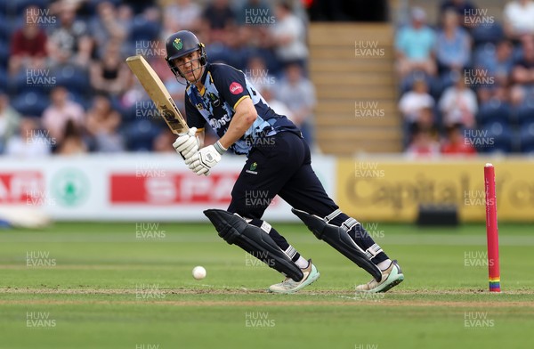 180725 - Glamorgan v Middlesex - Vitality T20 Blast - Ben Kellaway of Glamorgan batting
