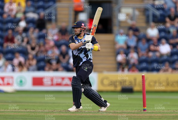 180725 - Glamorgan v Middlesex - Vitality T20 Blast - Dan Douthwaite of Glamorgan batting