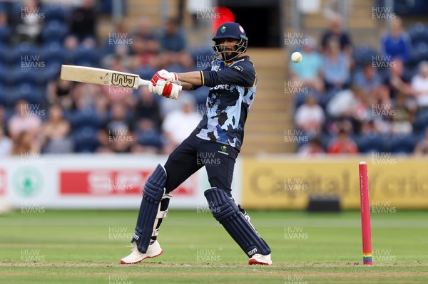 180725 - Glamorgan v Middlesex - Vitality T20 Blast - Imad Wasim of Glamorgan batting