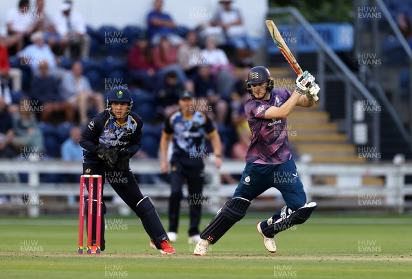 180725 - Glamorgan v Middlesex - Vitality T20 Blast - Ben Geddes of Middlesex batting