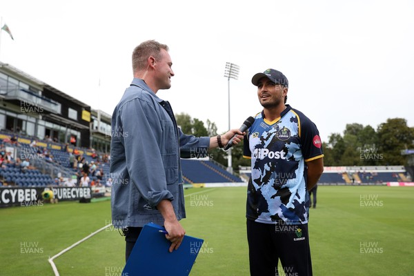 180725 - Glamorgan v Middlesex - Vitality T20 Blast - Kiran Carlson of Glamorgan