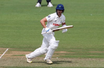 230525 - Glamorgan v Middlesex - Rothesay County Championship, Division Two - Asa Tribe of Glamorgan batting