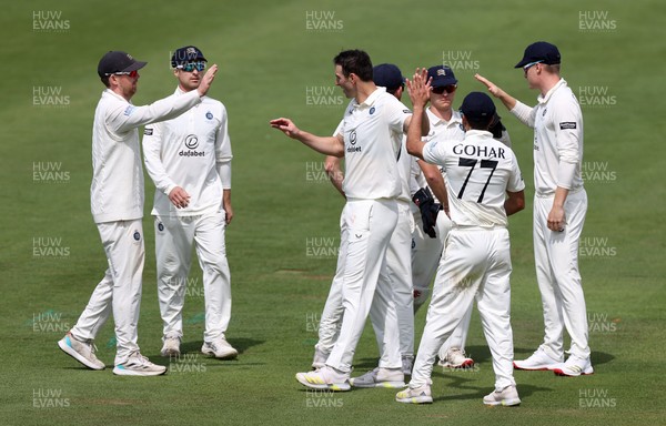 230525 - Glamorgan v Middlesex - Rothesay County Championship, Division Two - Toby Roland-Jones of Middlesex