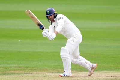 240525 - Glamorgan v Middlesex - Rothesay County Championship - James Harris of Glamorgan batting