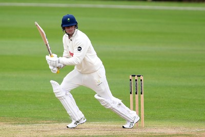 240525 - Glamorgan v Middlesex - Rothesay County Championship - Matthew Kuhnemann of Glamorgan batting