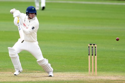 240525 - Glamorgan v Middlesex - Rothesay County Championship - Matthew Kuhnemann of Glamorgan batting