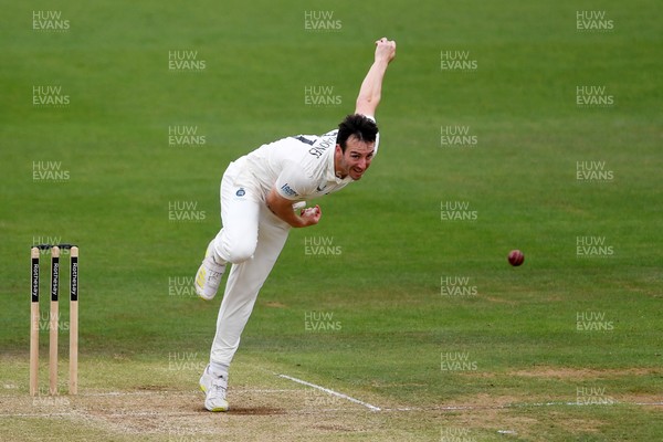 240525 - Glamorgan v Middlesex - Rothesay County Championship - Toby Roland-Jones of Middlesex bowling