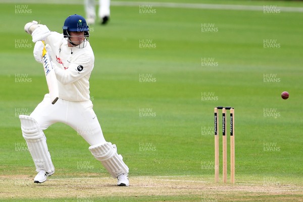 240525 - Glamorgan v Middlesex - Rothesay County Championship - Matthew Kuhnemann of Glamorgan batting