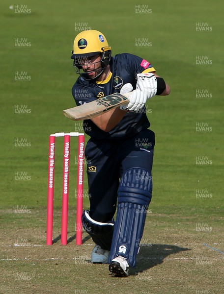 130920 - Glamorgan v Northamptonshire Steelbacks - Vitality T20 Blast - Andrew Balbirnie of Glamorgan batting