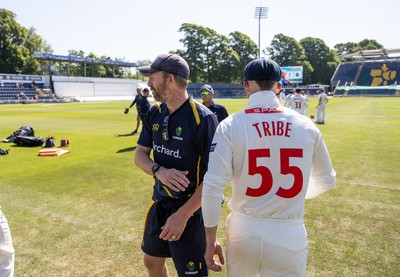 160525 - Glamorgan v Northamptonshire - Rothesay County Championship, Division Two - Head Coach Richard Dawson