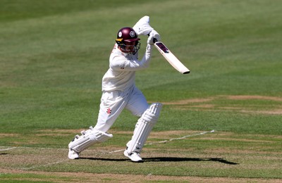 160525 - Glamorgan v Northamptonshire - Rothesay County Championship, Division Two - George Bartlett of Northamptonshire batting